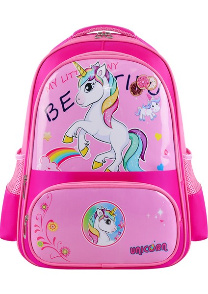 Ilköğretim Okul Çantaları 1-6. Sınıf Öğrenci Sırt Çantası Erkek Kız Çocuk Karikatür Sırt Çantası (Yurt Dışından)