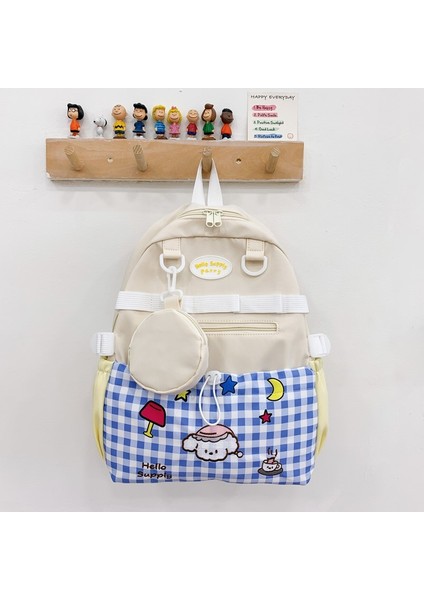 Büyük Kapasiteli Çocuk Sırt Çantası Kontrast Renk Erkek ve Kız Öğrenci Çantası Anaokulu Ilkokul Çantası Çocuk Sırt (Yurt Dışından)