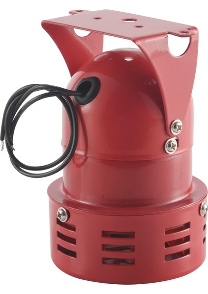 Ac 220V Kırmızı Metal Motor Tabanlı Hava Raid Siren Korna Alarmı (Yurt Dışından)