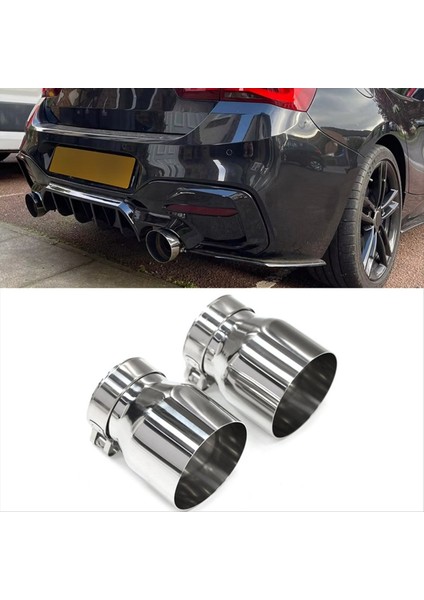 2pcs Egzoz Ucu Susturucu ID60MM Bmw F22 F23 M235I M240I F20 F20 F20 M135I M140I F30 F31 M335I M340I F32 F33 F36 (Yurt Dışından) fiyatları