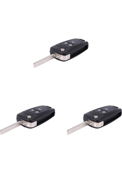3x 3 Düğmeleri 433MHZ ID46 Yonga Uzaktan Kumanda Anahtarı Chevrolet Cruze Aveo Orlando 2010-2015 HU100 Blade (Yurt Dışından)