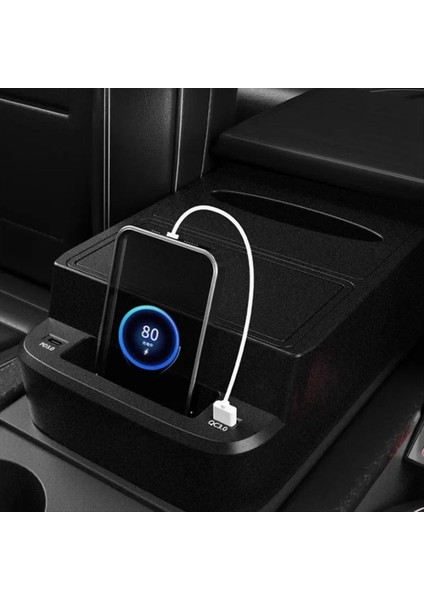 Araba Merkezi Kontrol Kolçak Saklama Kutusu Cep Telefonları Honda Crv Cr-V 2017-2021 Aksesuarları Için Şarj Parçaları (Yurt Dışından) modelleri