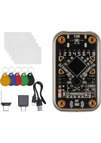 Bukalemun Ultra Akıllı Kart Emülatörü Rfid Akıllı Çip Okuyucu+5xcuid Anahtarlık 5xuid Kartı Nfc Okuma Yazarı (Yurt Dışından)