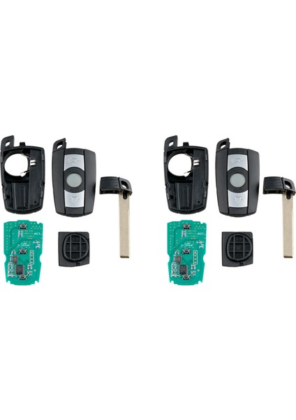 2x Araba Akıllı Uzaktan Anahtar 3 Düğmeleri Bmw 3/5 Serisi X5 X6 Cas2 Cas3 433MHZ Için Uygun (Yurt Dışından)