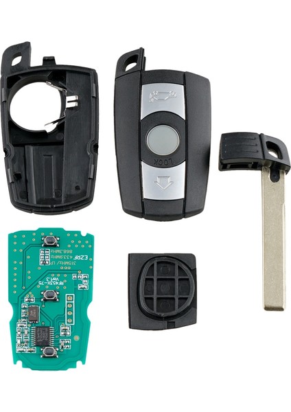 Araba Akıllı Uzaktan Anahtar 3 Düğmeleri Bmw 3/5 Serisi X5 X6 Cas2 Cas3 433MHZ Için Uygun (Yurt Dışından) fiyatları