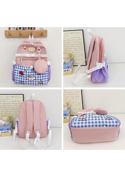 Büyük Kapasiteli Çocuk Sırt Çantası Kontrast Renk Erkek ve Kız Öğrenci Çantası Anaokulu Ilkokul Çantası Çocuk Sırt (Yurt Dışından) fırsatları