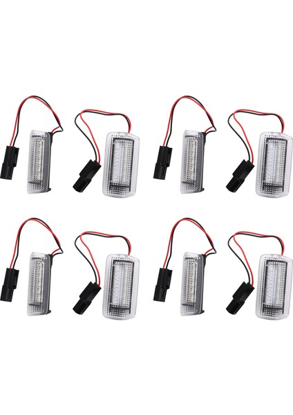 4x Beyaz Kırmızı Araba LED Kapı Toyota Için Nezaket Işığı Dilek Prius Camry Alphard Isis Lexus Için IS250 RX350 (Yurt Dışından)