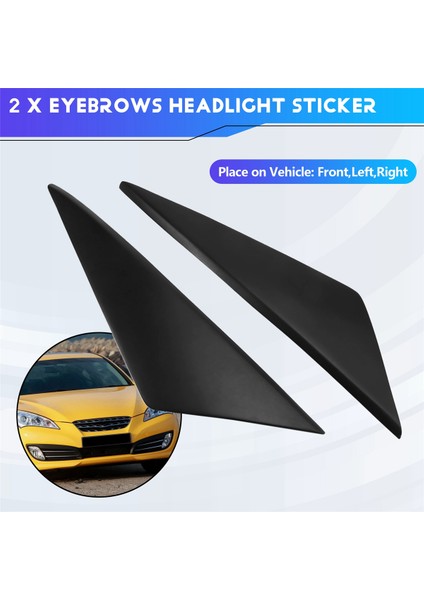 Hyundai Rohens-Coupe 2009-2011 Için Araba Reçine Farları Göz Kapakları Kaş Kapağı (Yurt Dışından) fırsatları