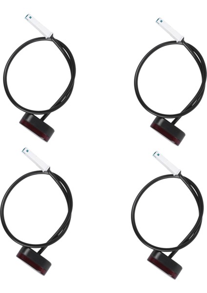 4x Arka Kuyruk Lambası Durma Işığı Xiaomi Mijia M365 M187 Elektrikli Scooter (Yurt Dışından)