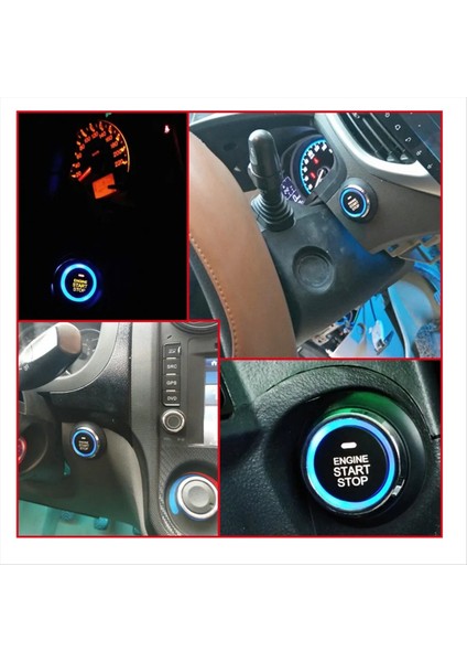 Cep Telefonu Uzaktan Kumanda Araba Autostart Motor 1 Düğmesi Başlat Sistemi Stop Sistemi Otomatik Motor Başlangıç Kilitleme (Yurt Dışından) indirimleri