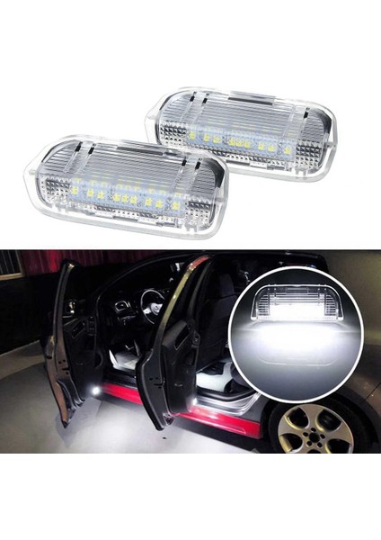 2pcs Kapı Uyarı Hoş Geldiniz Nezaket LED Lamba Golf Için Dekoratif Lamba 5 6 7 Mk5 Mk6 Mk7 (Yurt Dışından) fiyatları