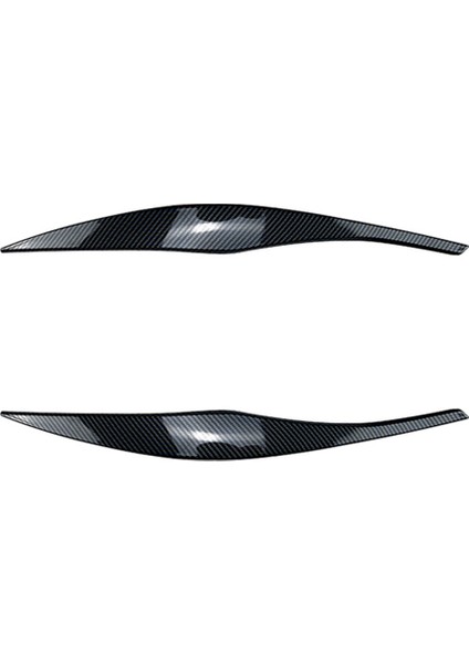 Araç Karbon Fiber Farlar Kaşlar Göz Kapakları Bmw 3 Serisi E90 E91 320I 330I 05-12 Için Kirpik Kafası Işık Çıkartmaları Kapak (Yurt Dışından)