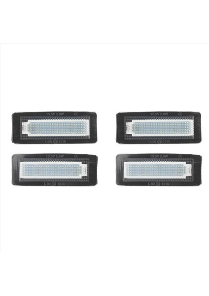 Mercedes-Benz Için 4x Araba LED Lehberi Plaka Plaka Light Işık Fortwo W450 W451 W453 (Yurt Dışından)