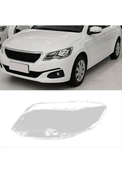 Araba Far Kabuk Lambası Gölgesi Şeffaf Lens Kapak Peugeot 301 2017-2019 Için Far Kapağı Sol (Yurt Dışından) modelleri