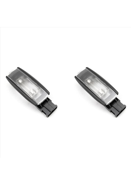 2pcs Dome Lamba Vw Passat B6 B7 cc Golf Için Okuma Işığı 5 Mk6 Mk7 Tiguan Polo Iç Makyaj Işıkları 1KD947109A Siyah (Yurt Dışından)
