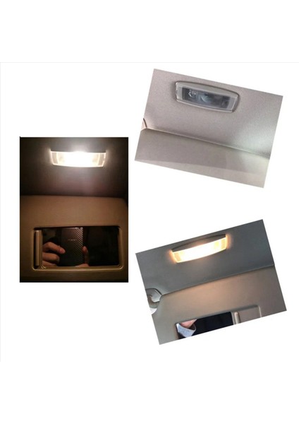 2pcs Dome Lamba Vw Passat B6 B7 cc Golf Için Okuma Işığı 5 Mk6 Mk7 Tiguan Polo Iç Makyaj Işıkları 1KD947109A Siyah (Yurt Dışından) indirimleri