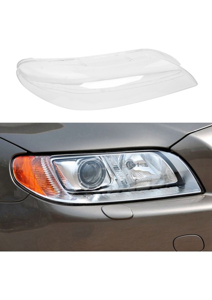 2x Araba Ön Sağ Far Kapağı Şeffaf Abajur Far Kapağı Kabuk Maskesi Lens Volvo S80 S80L 2008-2015 (Yurt Dışından) fırsatları