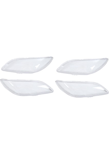 2 Çift Araba Sol ve Sağ Ön Far Kapağı Su Geçirmez Açık Far Lens Kabuğu Kapağı Mazda 3 2006-2012 (Yurt Dışından)