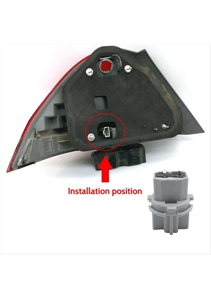 10PCS Araba T20 Soket Fren Kuyruk Lambası Arka Işık Soket Tutucu Honda Acura Accord Civic T20W 33515-S50-003 (Yurt Dışından) indirimleri