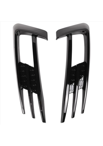 Golf 7 Mk7 2013-2017 Parlak Siyah Araba Tampon Sisli Izgara Kapak Döşeme (Yurt Dışından)