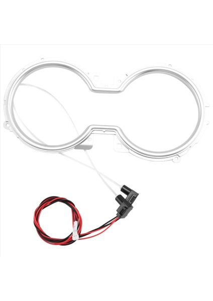 Araba LED Merkez Kupa Tutucu Işıkları Iç Dekoratif Lamba Atmosfer Ortam Işık Buz Mavisi Toyota Camry 2018-2022 (Yurt Dışından)