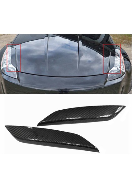 Araba Far Göz Kapağı Göz Kapakları Kaş Göz Kapakları Nissan Için Trim Kapak 350Z Z33 2003-2009 (Yurt Dışından) fiyatları