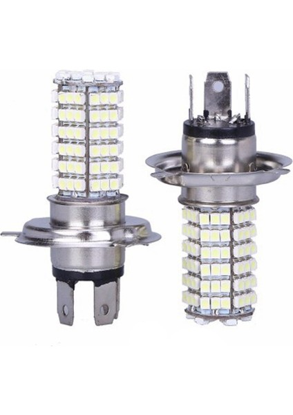 2pc H4 LED Ampul Araba Sis Farları 3528 120SMD LED Sis Far Motosiklet Far Kuyruk Lambası 12V (Yurt Dışından) fırsatları