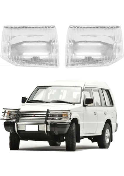 Mitsubishi Pajero V31 V32 V33 Sol+Sağ Far Kabuk Lambası Gölgesi Şeffaf Lens Kapak Far Kapağı (Yurt Dışından) fırsatları
