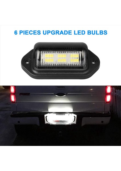 6pcs 12V LED Numara Plaka Plaka Işığı Otomobil Tekneleri Motosiklet Otomotiv Uçak Rv Kamyon Trailer Dış Lambalar (Yurt Dışından) modelleri