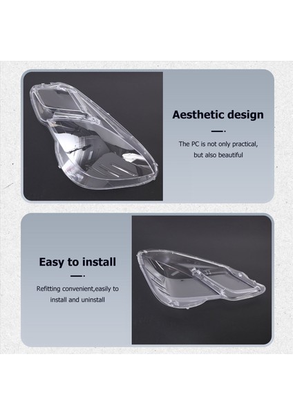 Mercedes-Benz E Sınıfı W212 2009-2012 E300 E350 E500 E63 Far Lens Kapak Kafa Işık Gölgesi Kapağı (Yurt Dışından) indirimleri