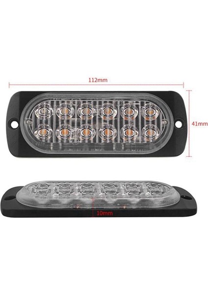 Devre Kartı + LED Boncuklar DC12-24V Pikap Yanıp Sönen Işık 12LED 112X41MM E (Yurt Dışından) modelleri