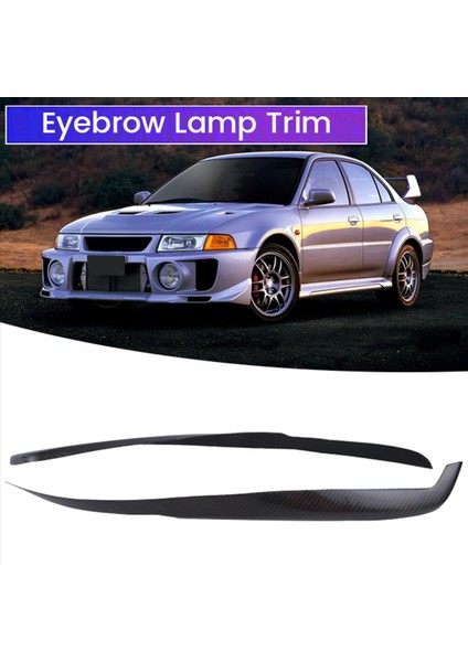 Araba Ön Tampon Far Göz Kapağı Kaş Lambası Trim Mitsubishi Lancer Evo 3 4 1996-1998 (Yurt Dışından) fiyatları