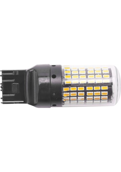 6pcs Süper Parlak Kanbus T20 7440 W21W WY21W 144-SMD Ters Işık Dönüş Sinyal Işığı Kara Kabuk (Sarı Işık) (Yurt Dışından) fırsatları