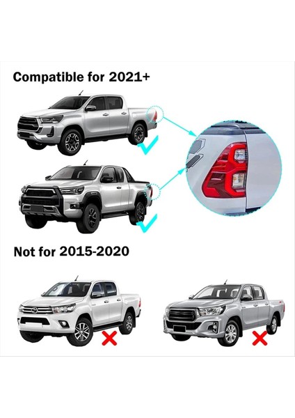 Toyota Hilux Revo 2021 2022 2023 Yıllık Modeller 4x4 Otomatik Aksesuarlar (Yurt Dışından) fiyatları