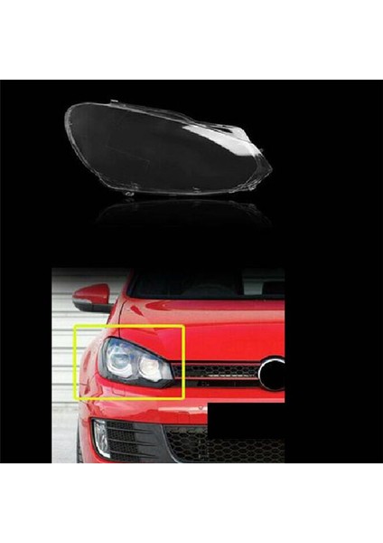Araba Sol Far Kapağı Kafası Işık Lambası Gölge Şeffaf Abajur Lamba Kabuğu Toz Kapağı Vw Golf Için 6 Mk6 2010-2014 (Yurt Dışından) indirimleri