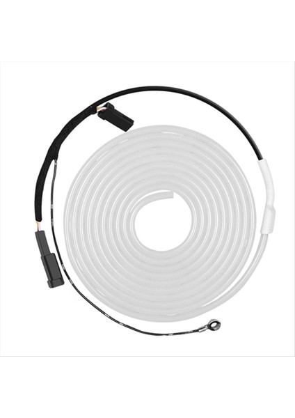 Araba 12V Arka Fırlatma Parlak LED Şerit Tesla Için Modifiye Ortam Aydınlatma Model Y 2020-2024 Bagaj Açık Beyaz (Yurt Dışından)