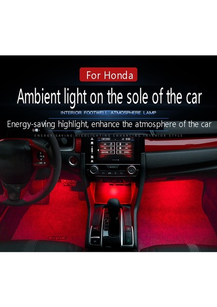 Araba Iç Atmosfer Işığı Esp Arayüz Honda Civic Accord Için LED Ortam Ayağı Işıkları 10 Crv Rw 5th 16-22 (Yurt Dışından) fiyatları