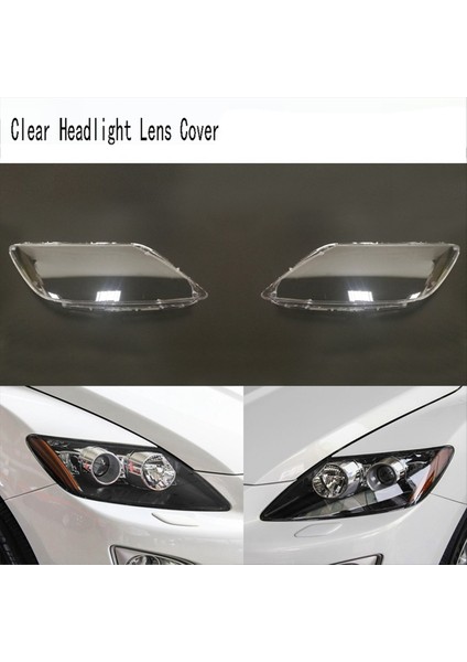 Sol ve Sağ Şeffaf Far Lens Kapağı Mazda Cx7 Cx-7 2008-2014 Için Yedek Far Kabuğu Kapağı (Yurt Dışından) modelleri