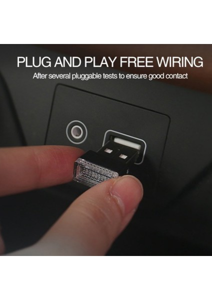 1 Çift 24 LED Lisans Numarası Plaka Işık ve 1 Adet Mini Taşınabilir Mini USB LED Araba Açık Beyaz (Yurt Dışından) indirimleri