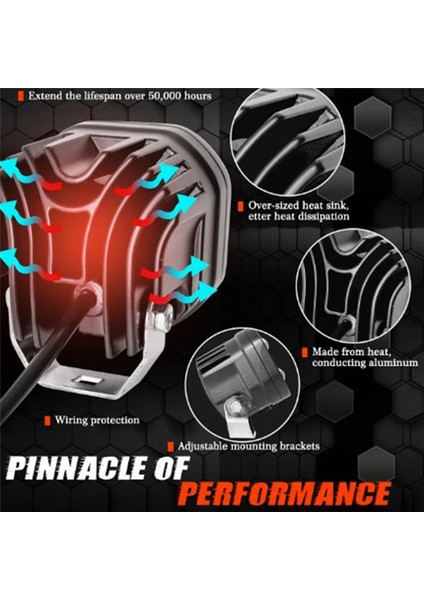 Araba LED Iş Işığı 40W Spotlight Araba Fog Incıg Araç Beyaz Işık (Yurt Dışından) modelleri