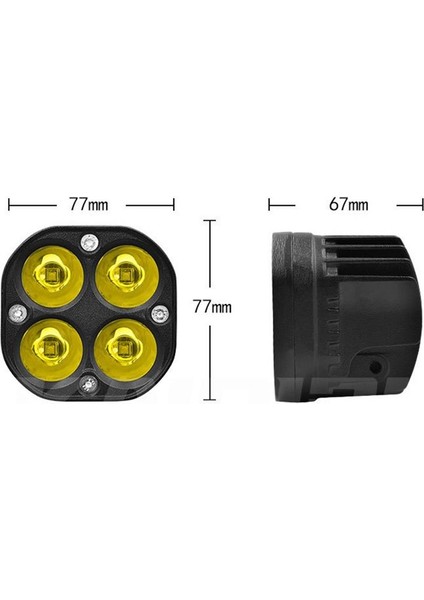 Araba LED Iş Işığı 40W Spotlight Araba Fog Incıg Araç Beyaz Işık (Yurt Dışından) fırsatları