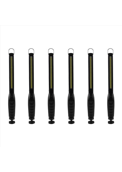 6x Cob Çok Fonksiyonlu El Feneri Araba Onarım Hafif Açık USB Şarj El Lambası (Yurt Dışından)