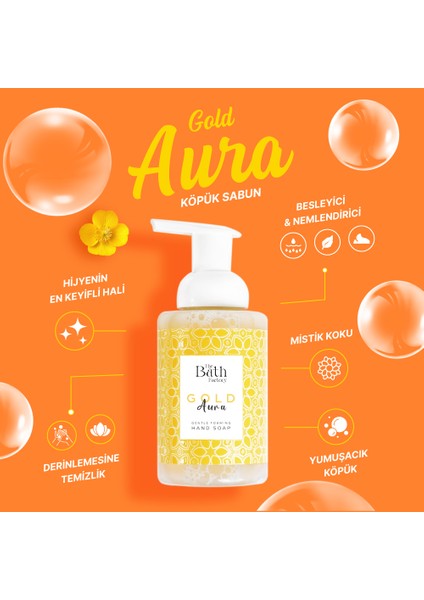 Gold Aura Köpük Sabun 300 ml fiyatları