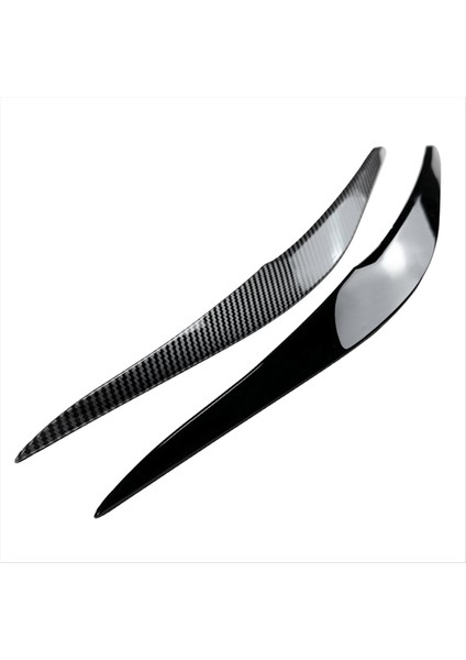 Bmw 2 Serisi Için F22 F23 2015-2019 Ön Far Kapağı Garnitür Şerit Kaş Kapağı Döşeme Sticker Gloss Siyah (Yurt Dışından) fırsatları