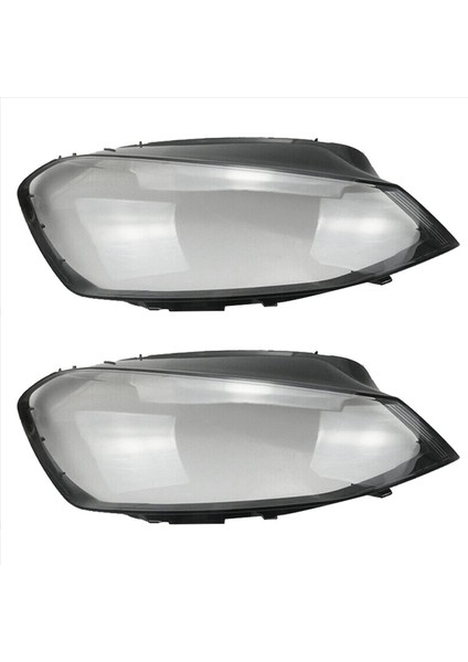 Golf Için 2x 7 Mk7 2014 2015 2015 2017 Araba Far Kapağı Açık Lens Far Far Labhade Shell (Sağ Taraf) (Yurt Dışından)