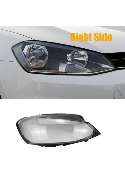 Golf Için 2x 7 Mk7 2014 2015 2015 2017 Araba Far Kapağı Açık Lens Far Far Labhade Shell (Sağ Taraf) (Yurt Dışından) fiyatları