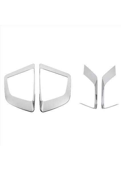 Hyundai Creta IX25 Aksesuarları Için Ön Arka Sis Fagar Kapak Çerçevesi Trim Krom Dış Dekorasyon 2017 2018 2019 (Yurt Dışından)