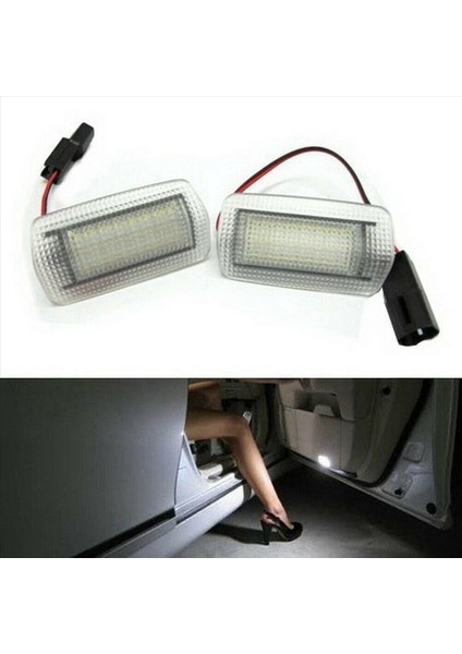 Toyota Land Cruiser 200 Serisi 150 Serisi Prado Mk4 J150 Lexus ES240 IS250 LED Nezaket Kapısı Light White (Yurt Dışından) modelleri