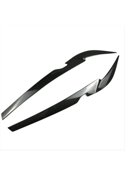 Araba Ön Far Kaş Kafası Işık Göz Kapağı Kaş Karbon Fiber Döşeme Çıkartma Bmw 5 Serisi G30 G38 2021-2023 (Yurt Dışından) indirimleri