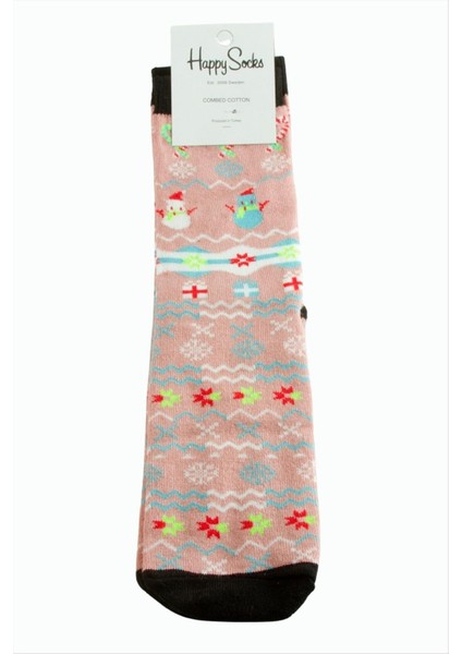 Kardan Adam Yılbaşı Penye Çorap